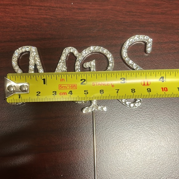 Rhinestone cake topper - Picture 5 of 6